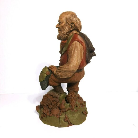 Tom Clark Gnomes Thistle Item 1029 #67 1984 Cairn Studios Wood Spirit Figurine - Picture 2 of 5